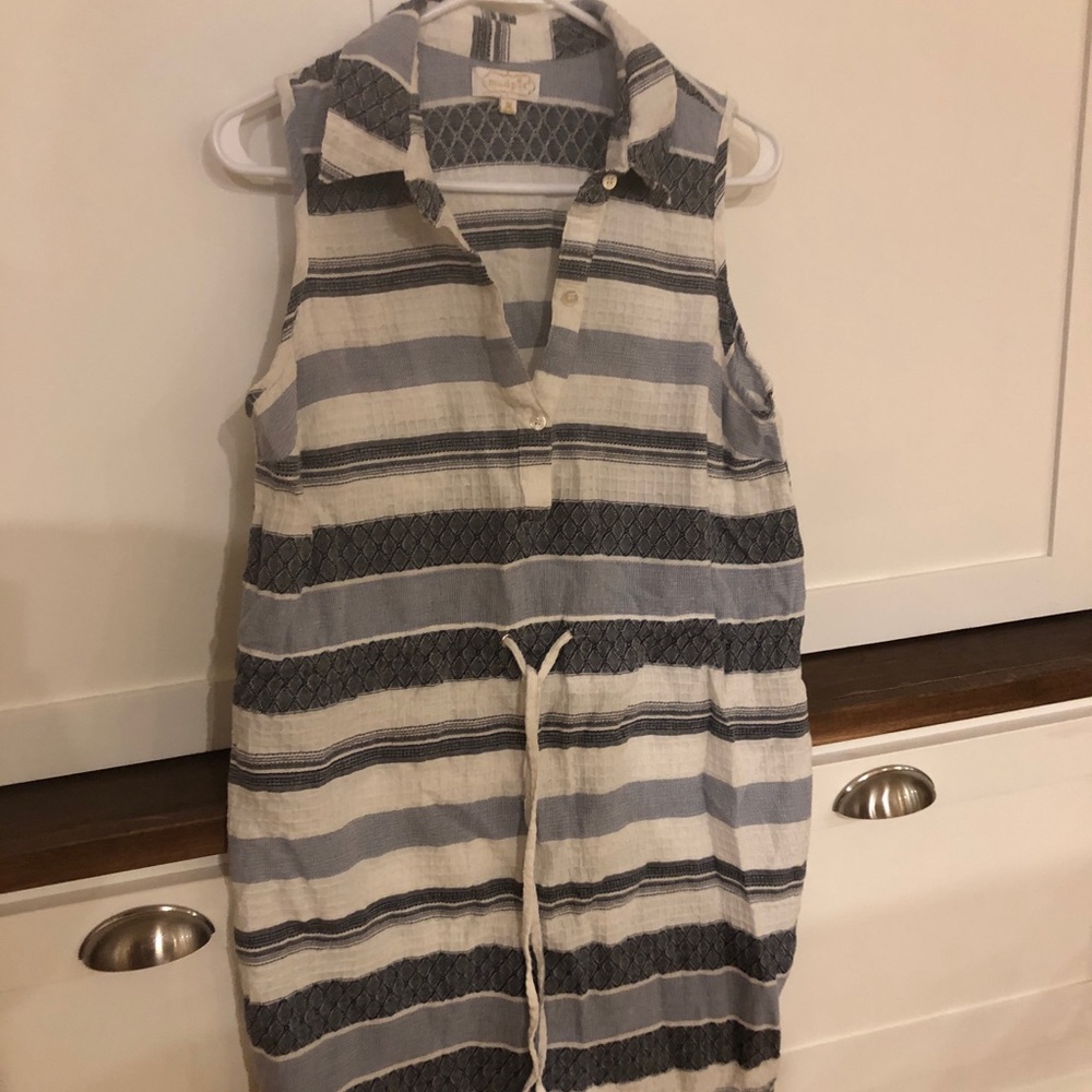Summer striped dress with ties  Mud Pie M